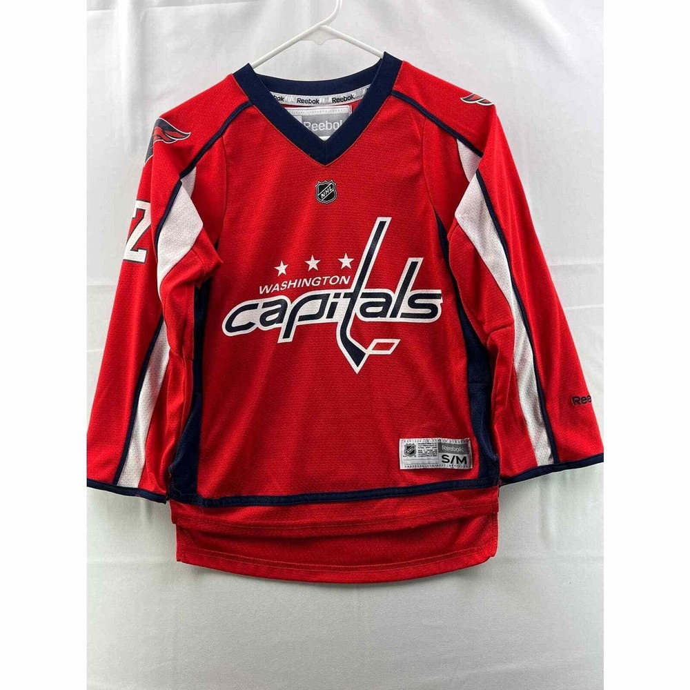 Reebok Washington Capitals NHL Hockey L/S Jersey Mike Green #52 Youth S